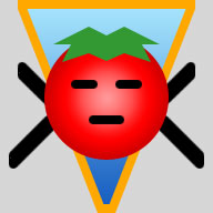 トマト一個売る考えてみたエンブレム