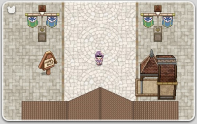 プロンテラっぽい街に登場